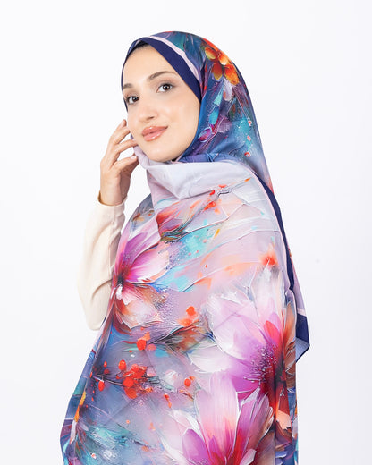 Mikro Soft Şal D004 Lacivert