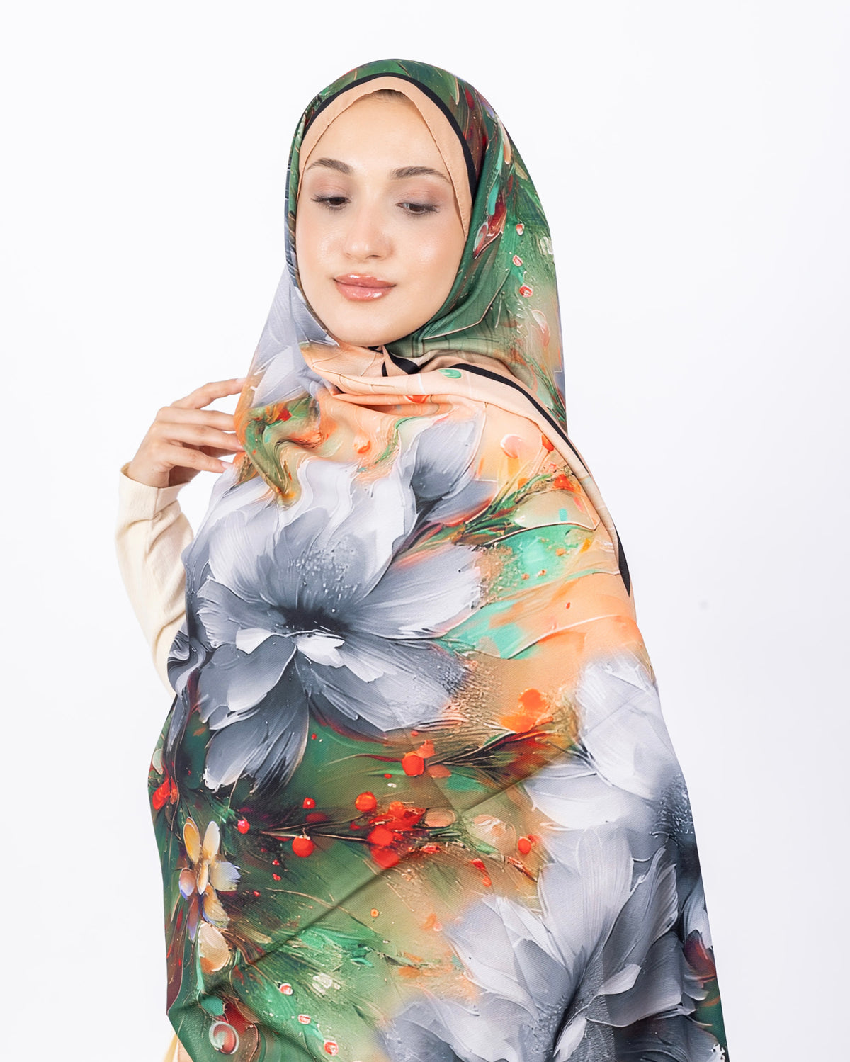 Mikro Soft Şal D004 Somon