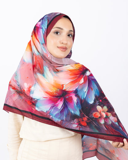 Mikro Soft Şal D004 Bordo