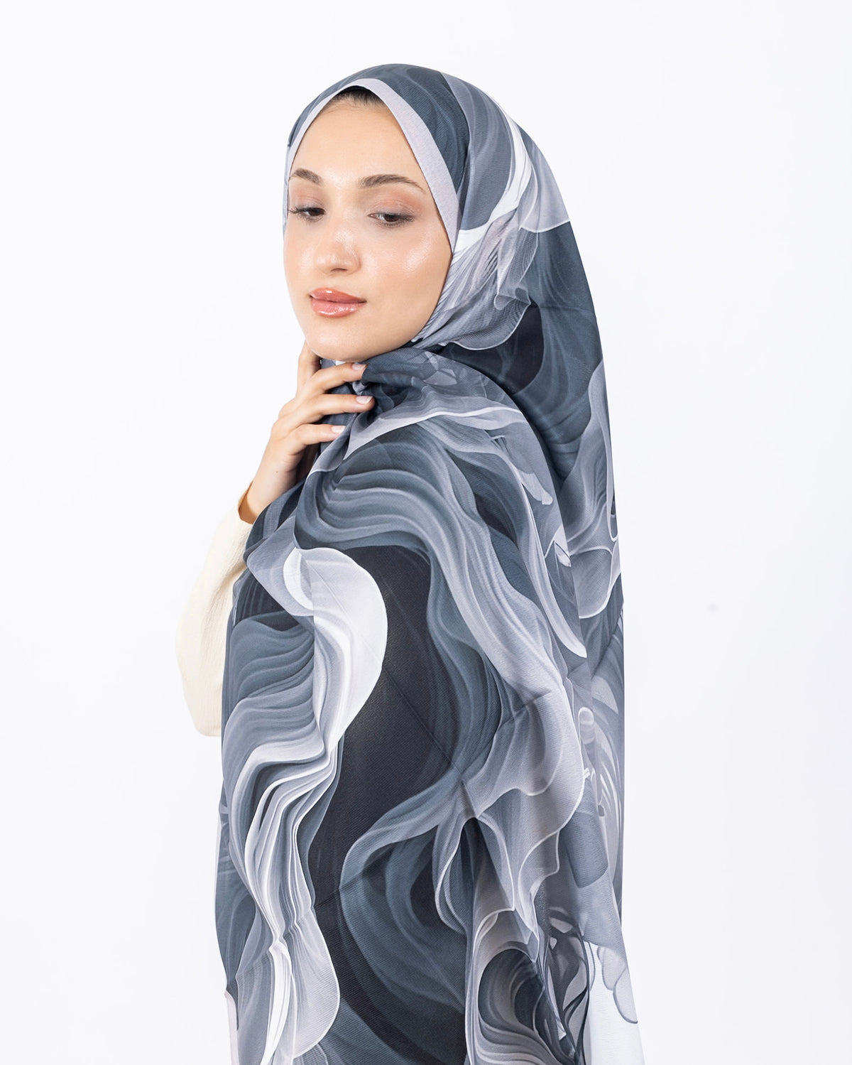 Mikro Soft Şal D012 Gri