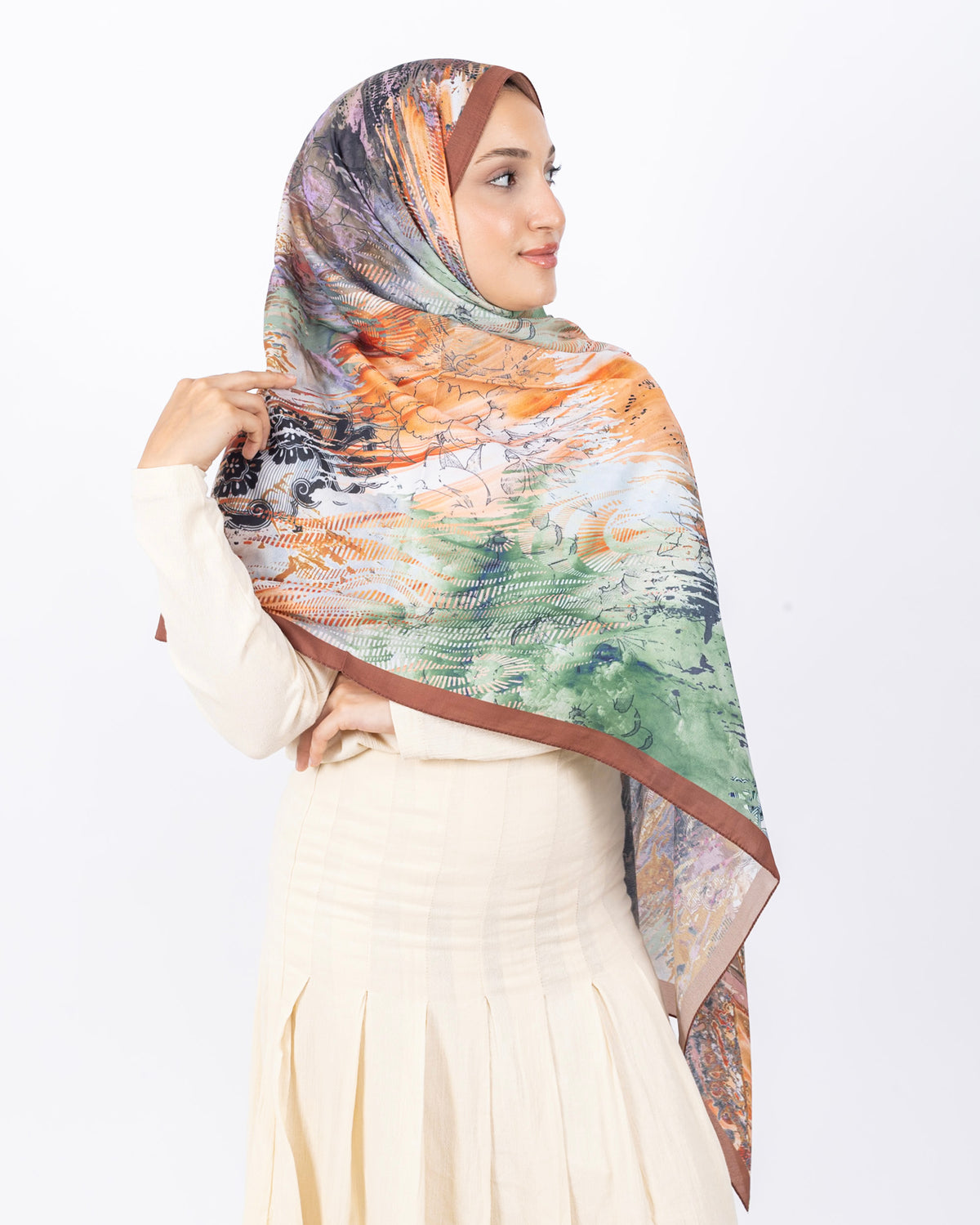 Mikro Soft Şal D016 Kahverengi