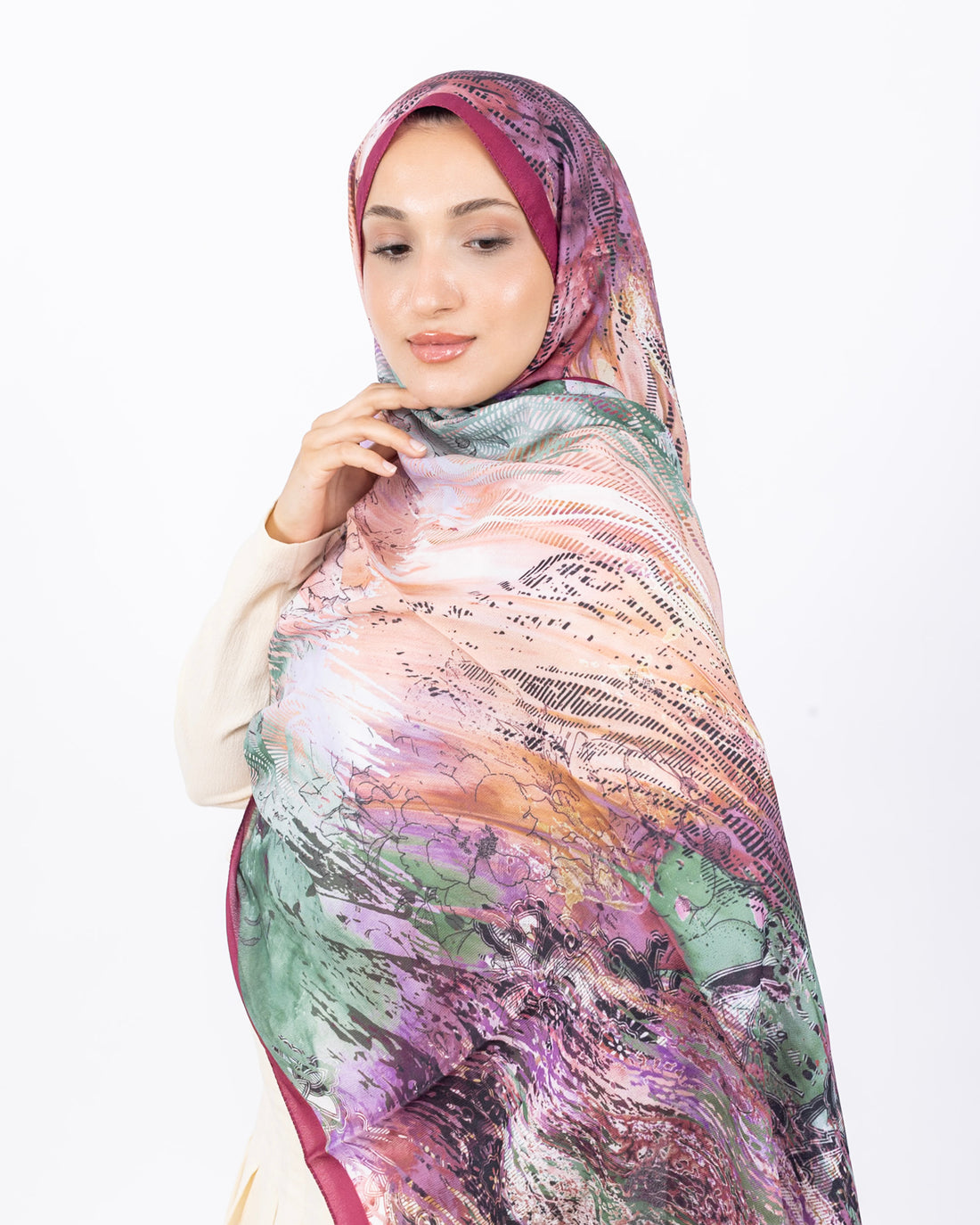 Mikro Soft Şal D016 Fuşya
