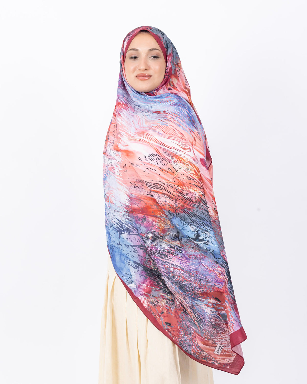 Mikro Soft Şal D016 Vişne Rengi