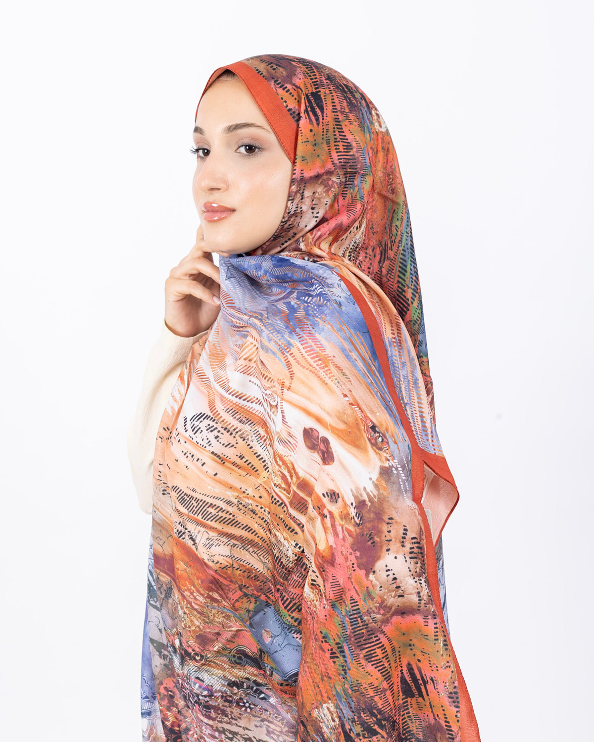 Mikro Soft Şal D016 Kiremit