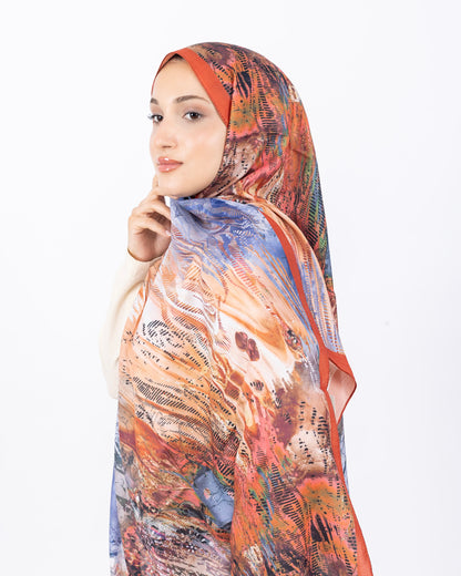 Mikro Soft Şal D016 Kiremit