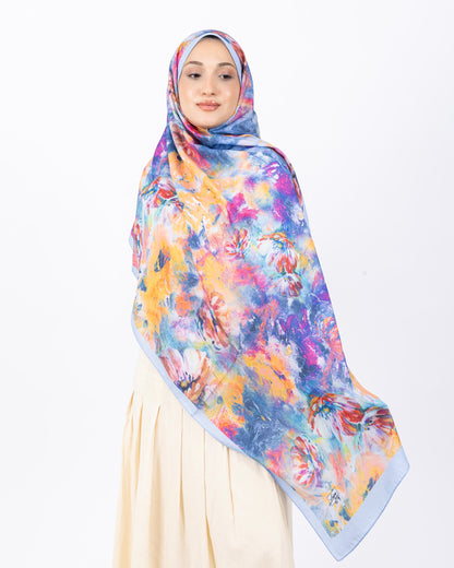 Mikro Soft Şal D014 Mavi