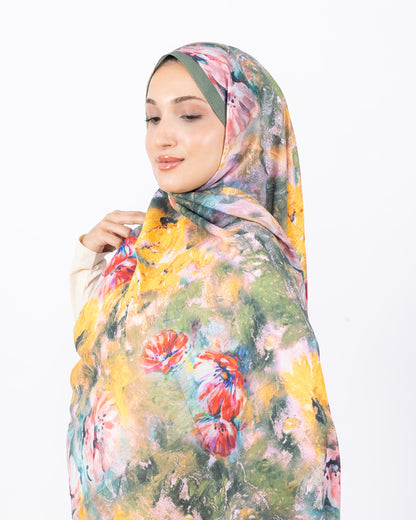 Mikro Soft Şal D014 Su Yeşili