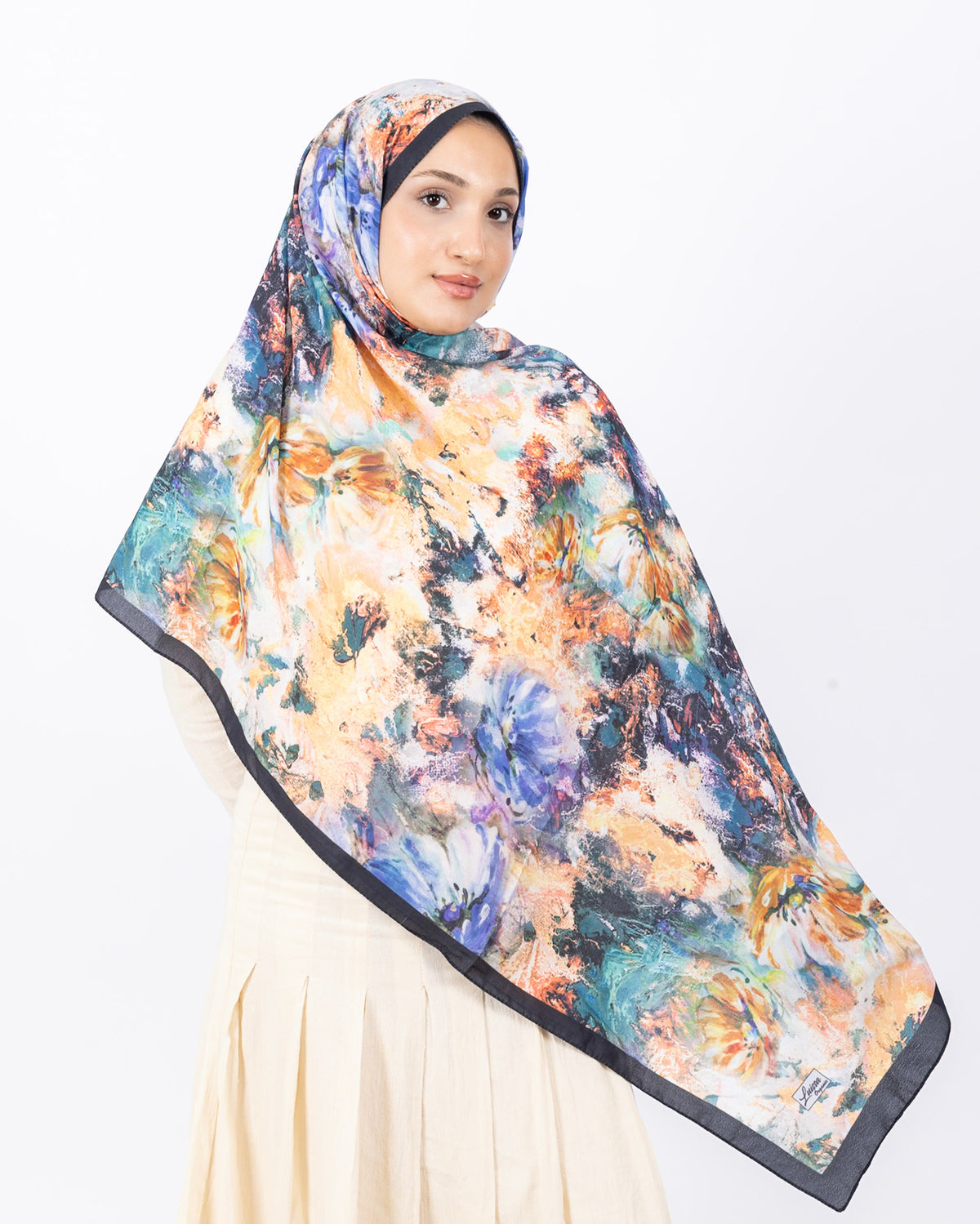 Mikro Soft Şal D014 Siyah-Lila