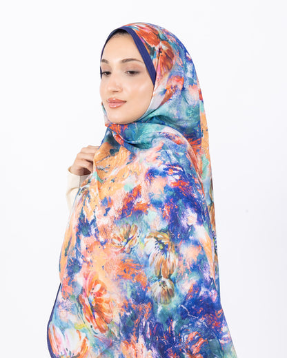 Mikro Soft Şal D014 Lacivert