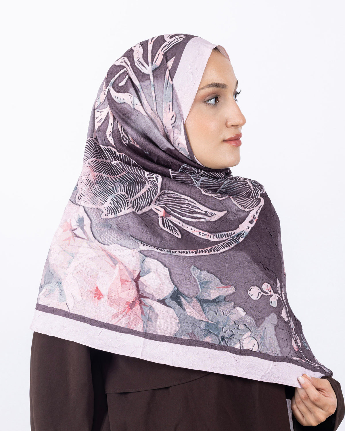 Mikro Bambu Kraş Şal D025 Pembe