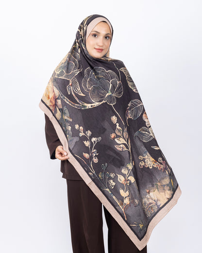 Mikro Bambu Kraş Şal D025 Bej