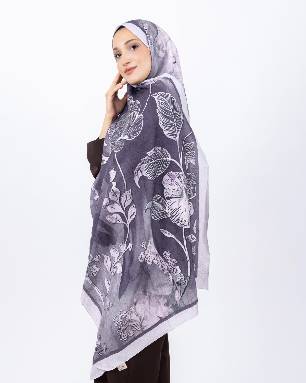 Mikro Bambu Kraş Şal D025 Lila