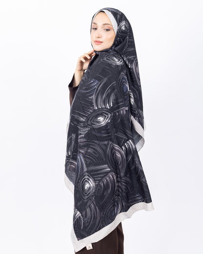 Mikro Bambu Kraş Şal D022 Taş Lacivert