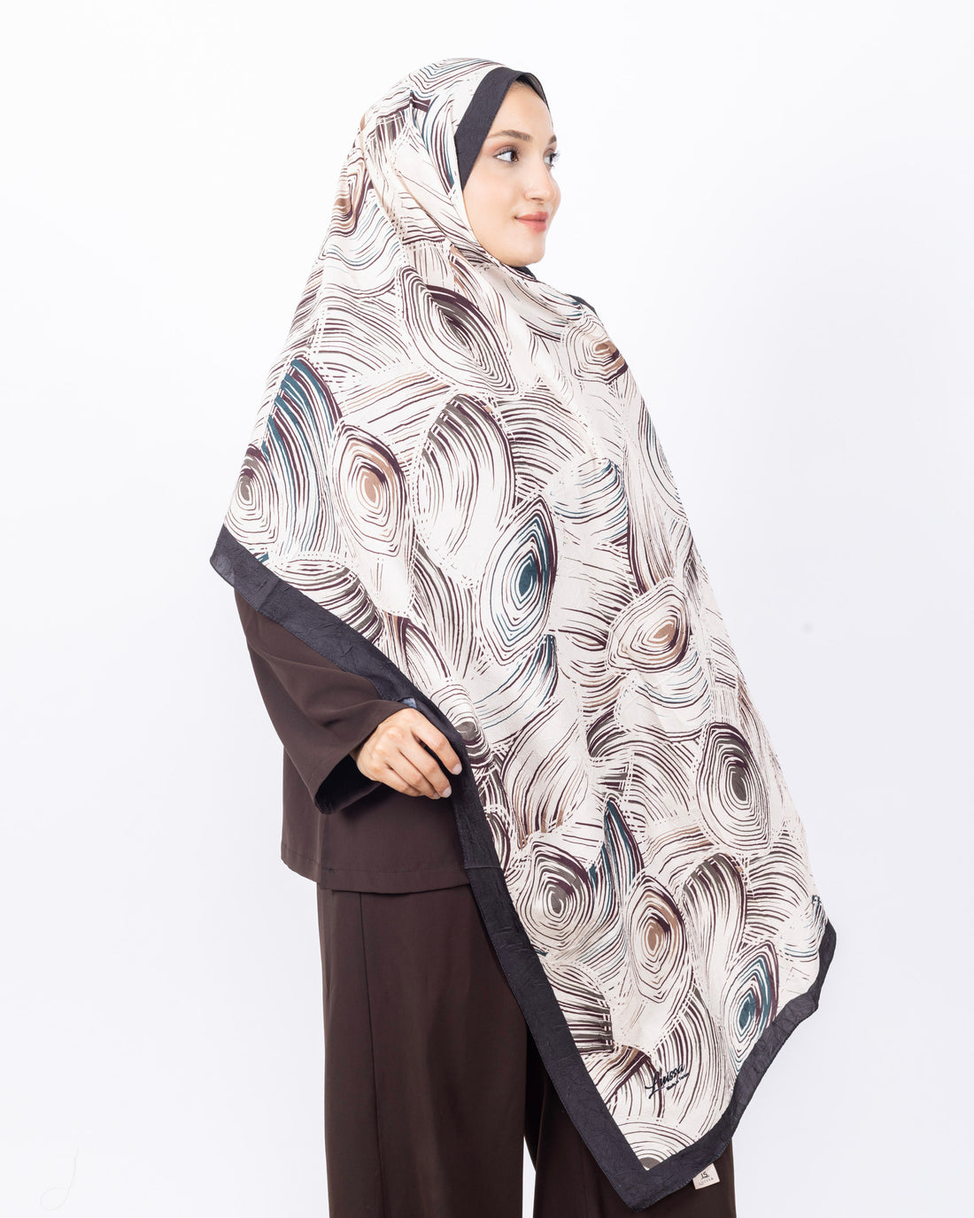 Mikro Bambu Kraş Şal D022 Acı Kahve