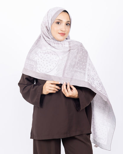 Mikro Bambu Kraş Şal D034 Taş Rengi