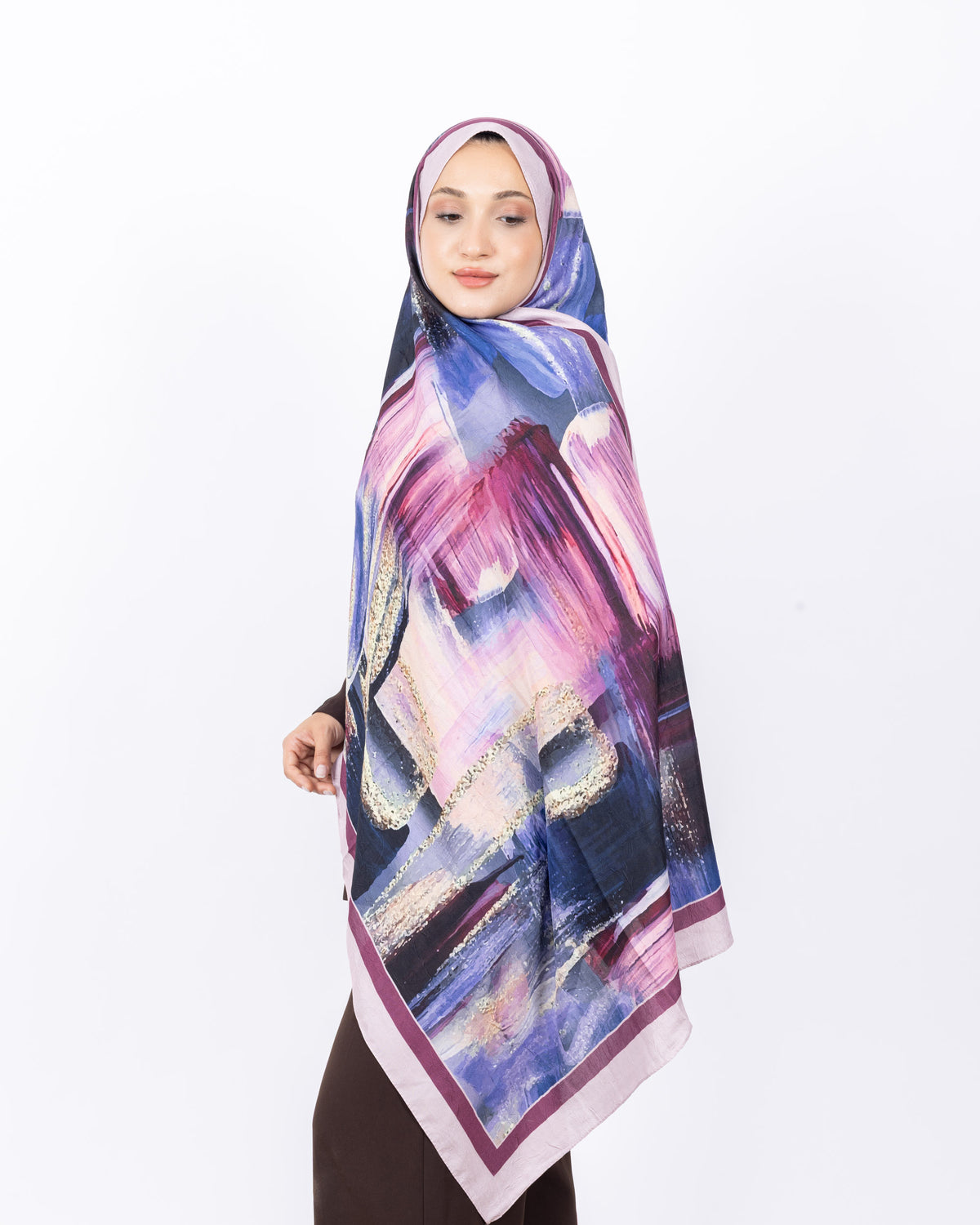 Mikro Bambu Kraş Şal D021 Pembe