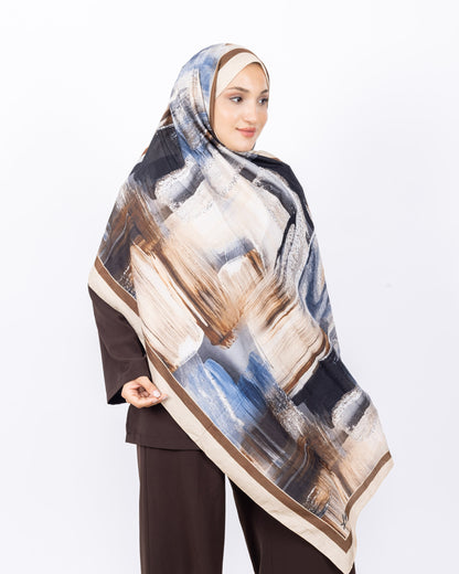 Mikro Bambu Kraş Şal D021 Bej