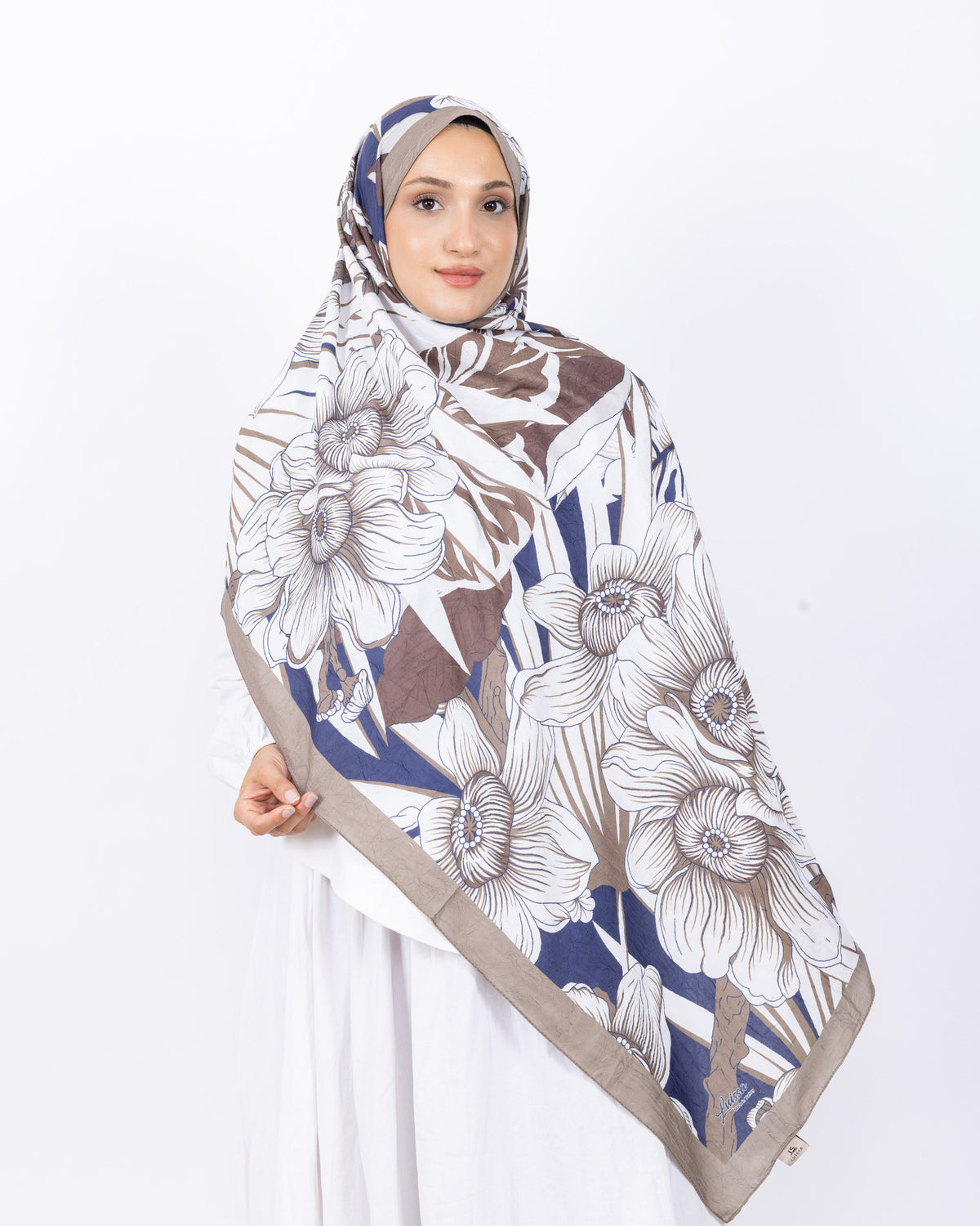 Mikro Bambu Kraş Şal D024 Vizon
