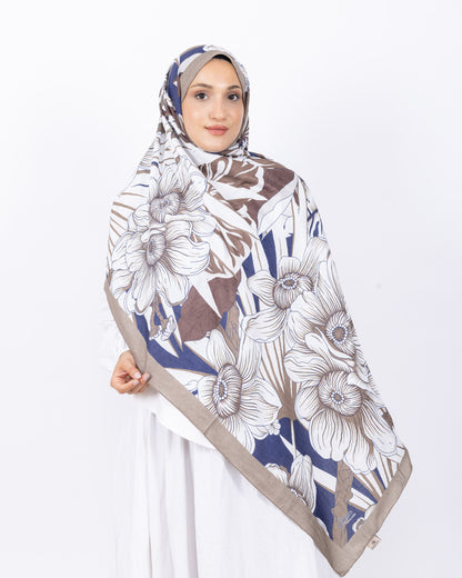 Mikro Bambu Kraş Şal D024 Vizon