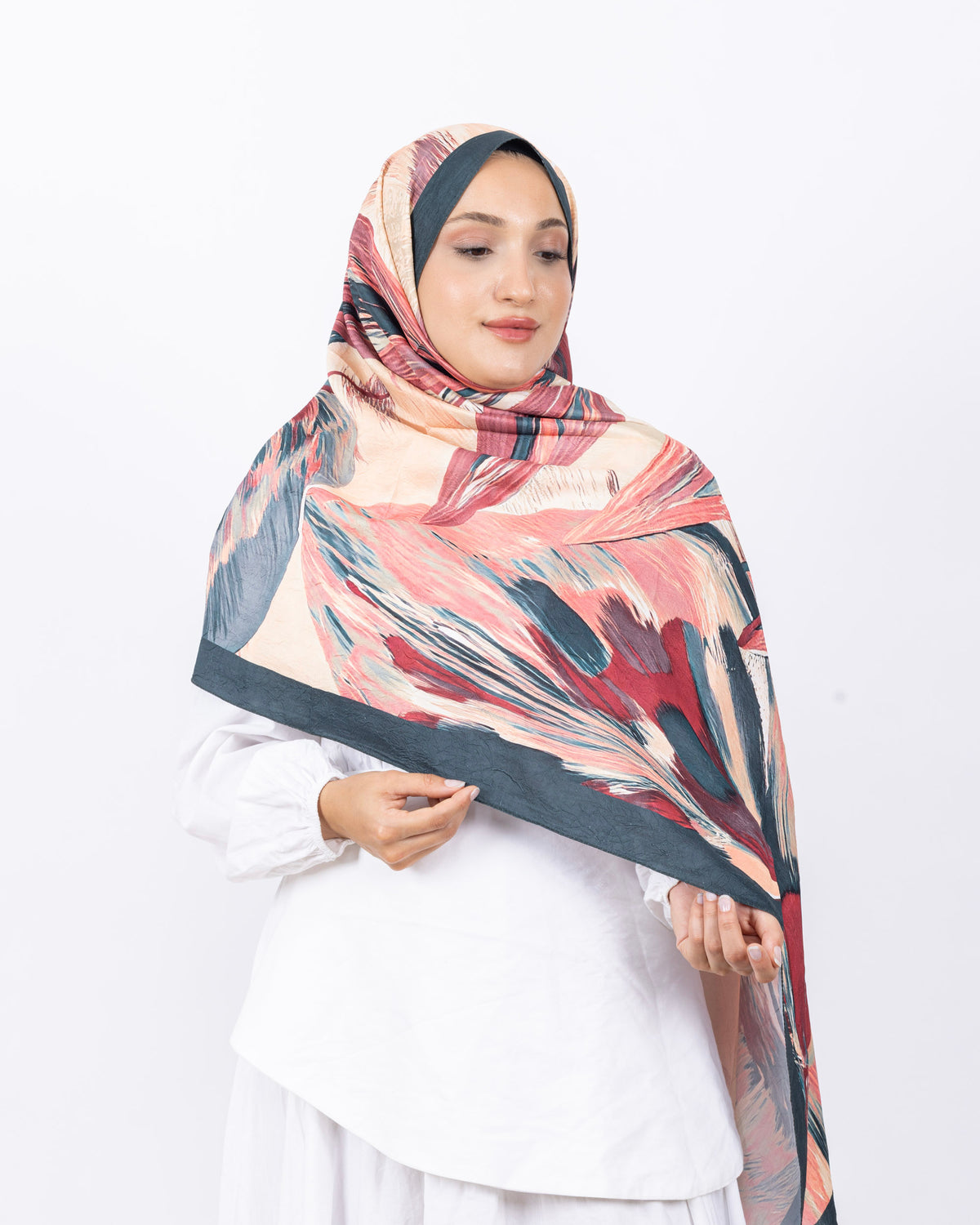 Mikro Bambu Kraş Şal D033 Zümrüt Yeşili