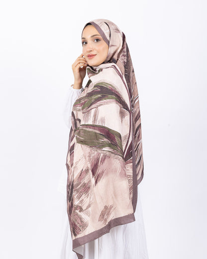 Mikro Bambu Kraş Şal D033 Vizon