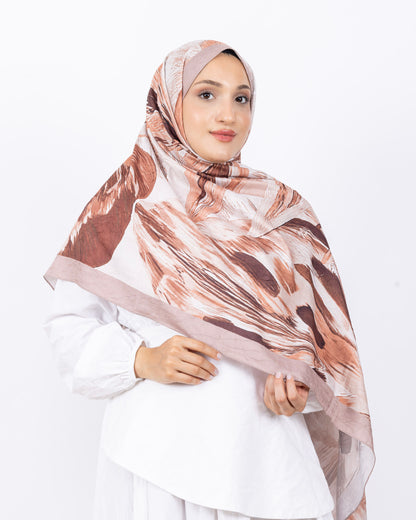Mikro Bambu Kraş Şal D033 Bej