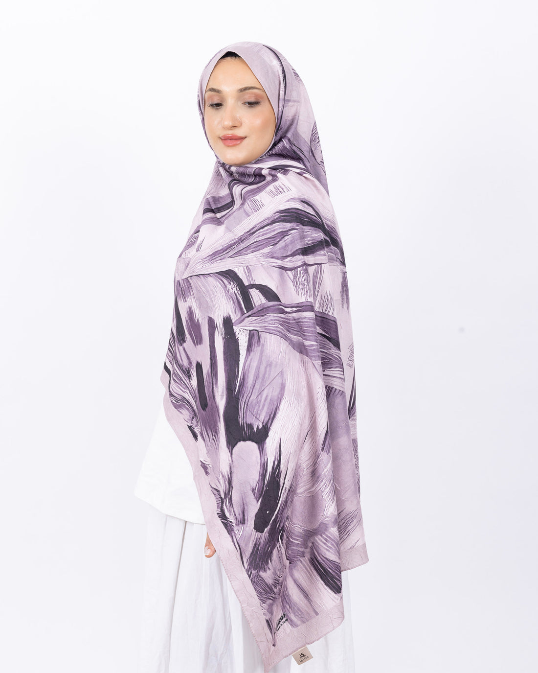 Mikro Bambu Kraş Şal D033 Lila-Mor