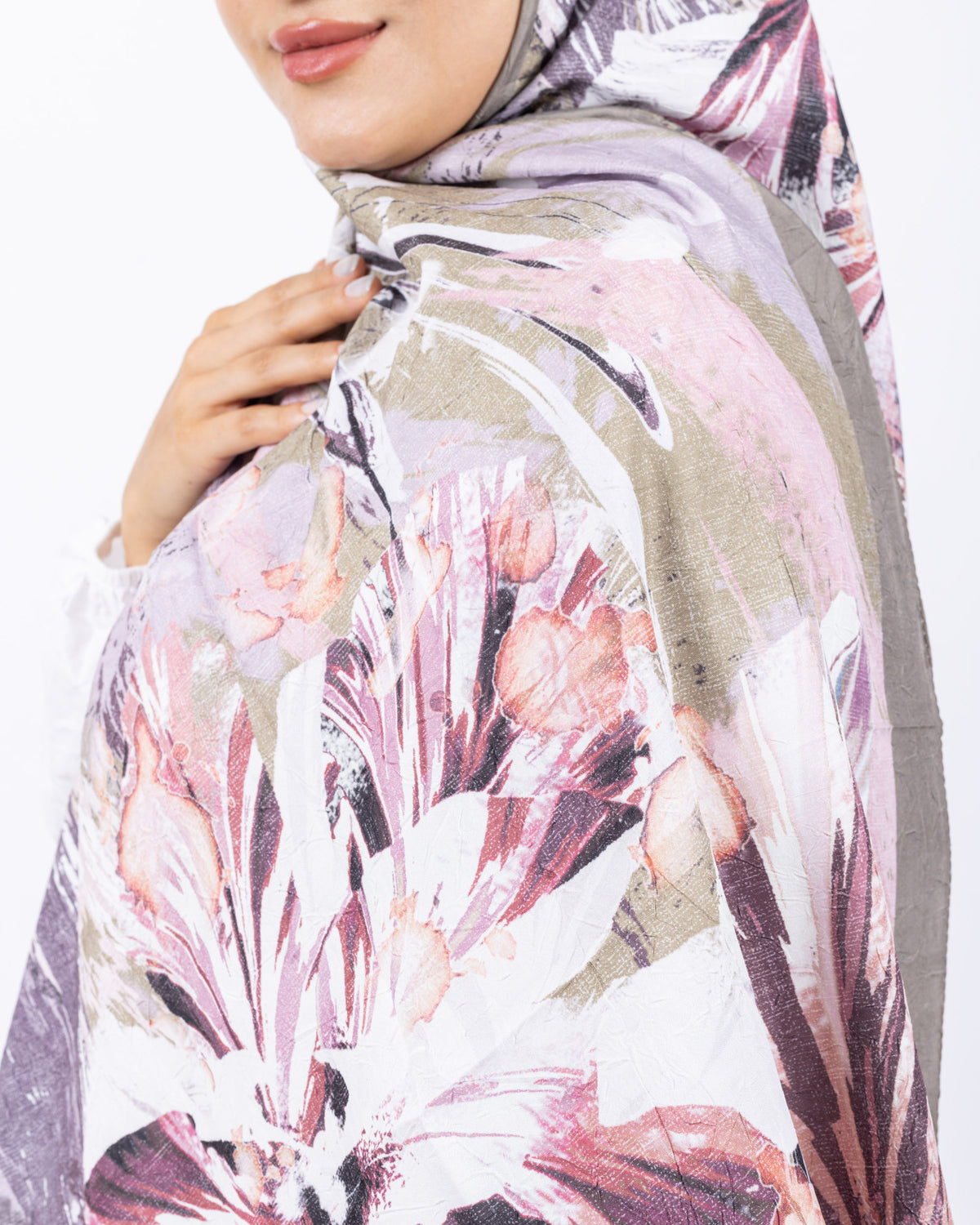 Mikro Bambu Kraş Şal D020 Yeşil