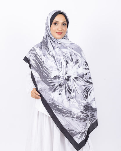 Mikro Bambu Kraş Şal D020 Siyah