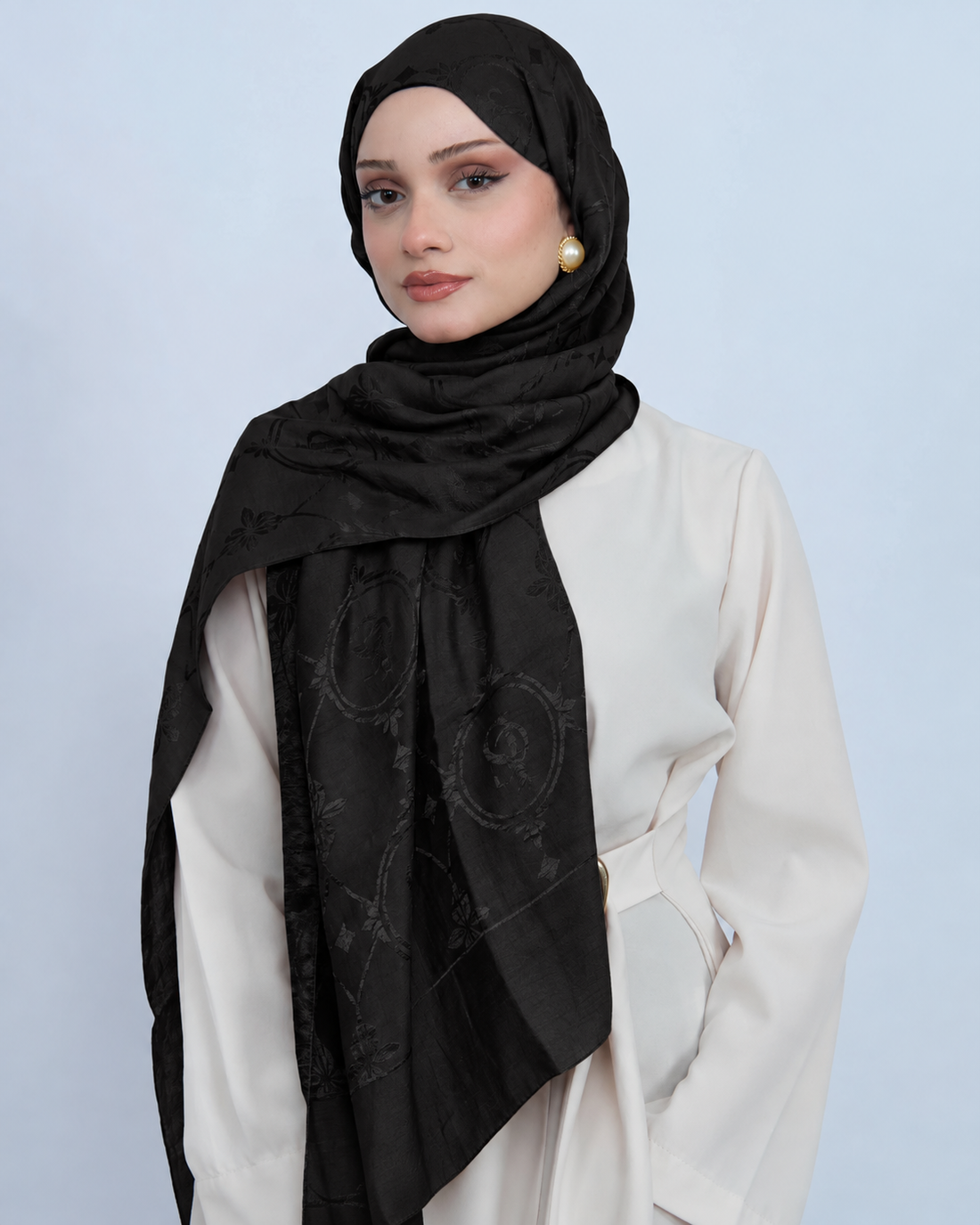 Ayrobin Jakar Şal D118 Siyah