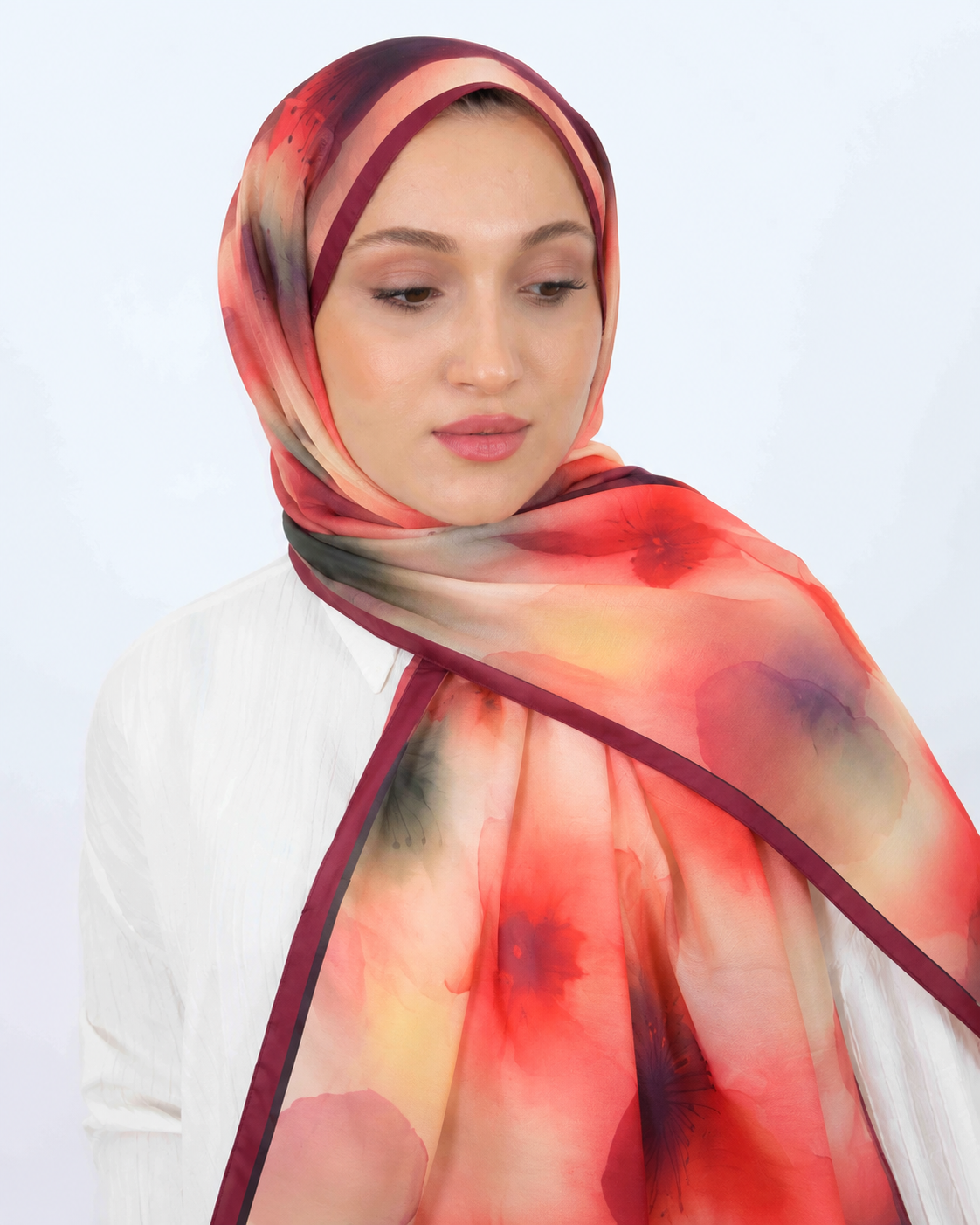 Soft Şal D063 Mürdüm