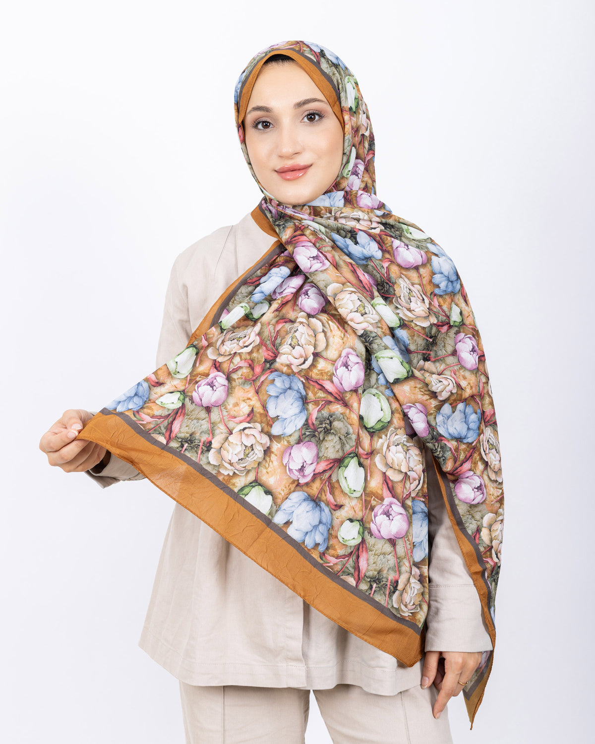 Soft Bambu Kraş Şal D036 Hardal Sarısı