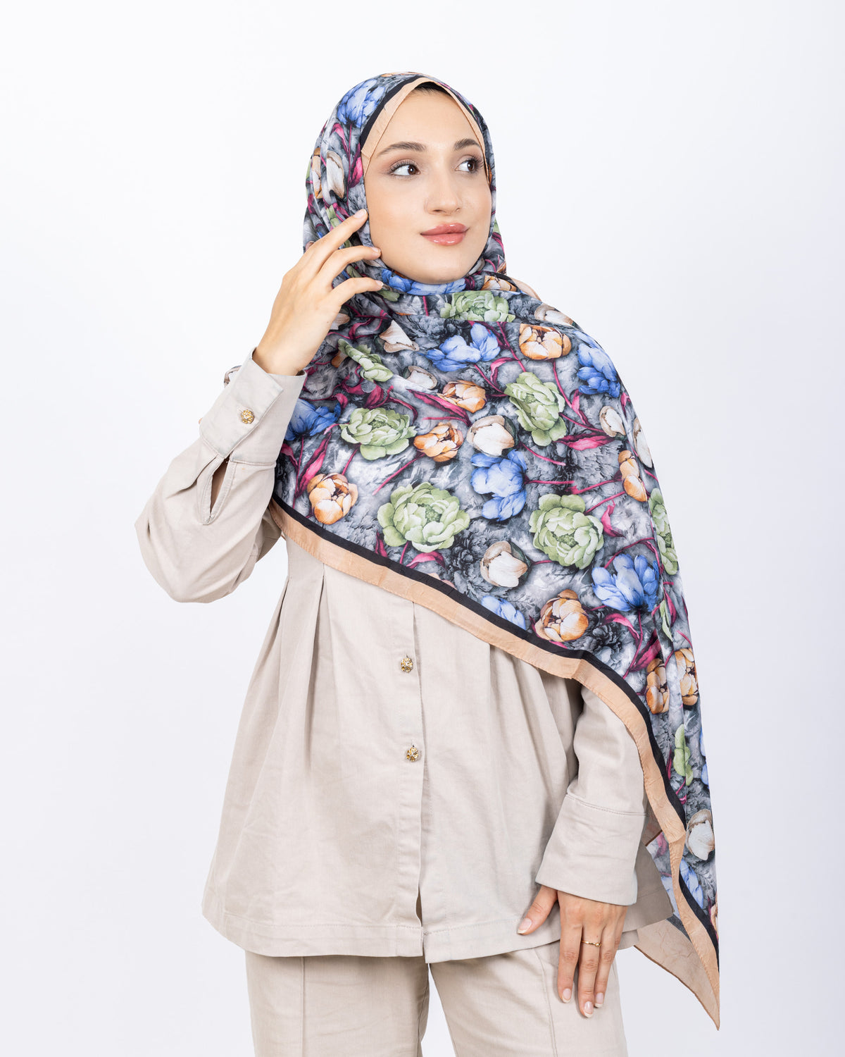 Soft Bambu Kraş Şal D036 Somon