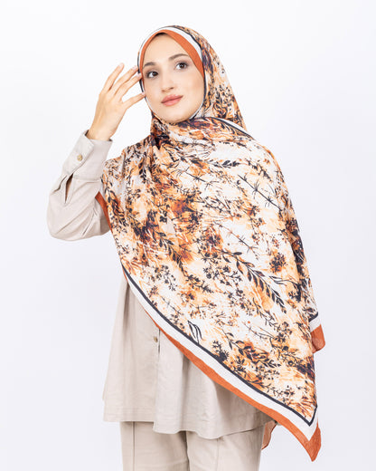 Soft Bambu Kraş Şal D037 Kiremit