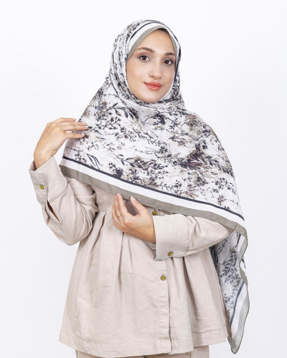 Soft Bambu Kraş Şal D037 Haki Yeşili