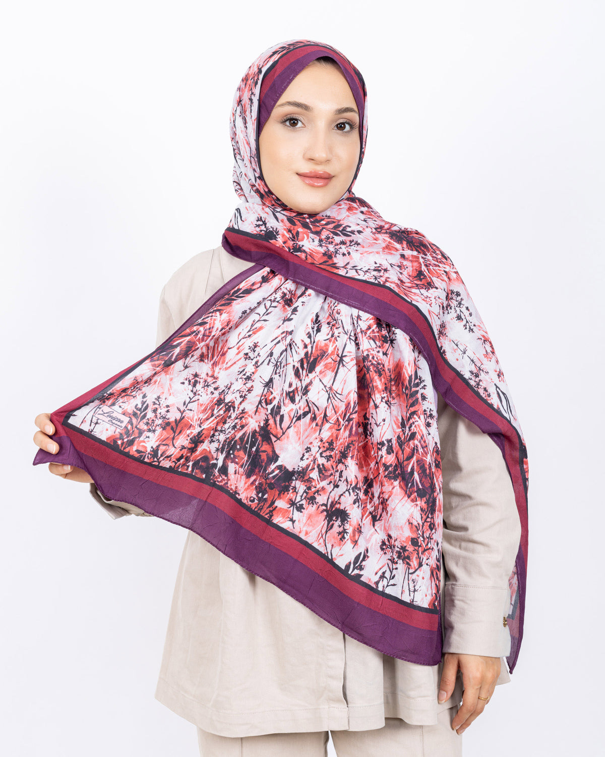 Soft Bambu Kraş Şal D037 Mor