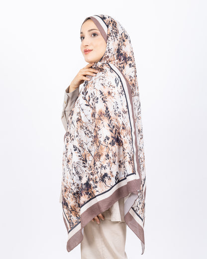 Soft Bambu Kraş Şal D037 Vizon