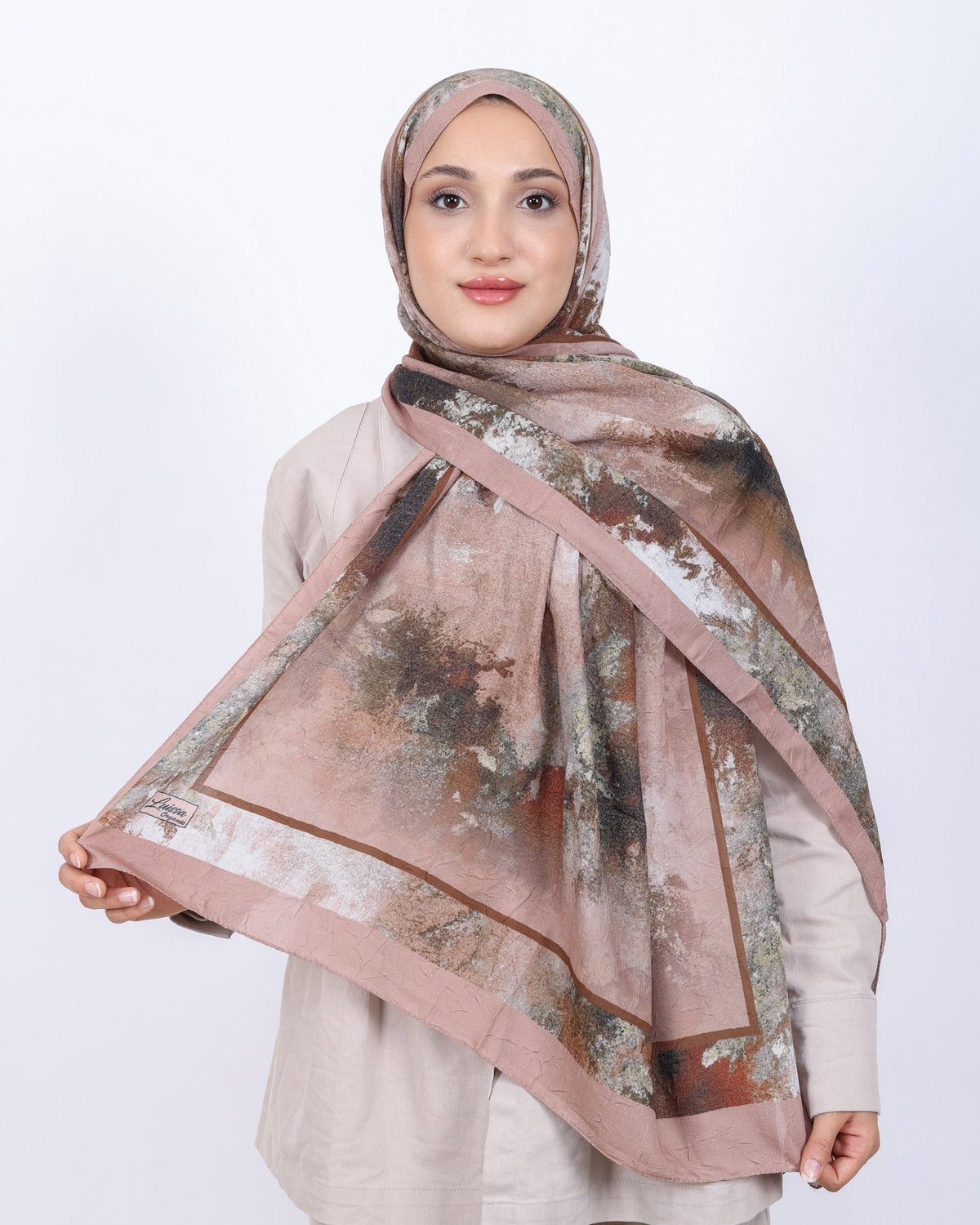 Soft Bambu Kraş Şal D038 Somon