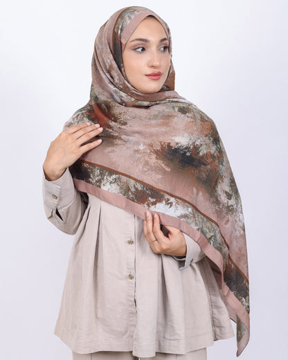 Soft Bambu Kraş Şal D038 Somon