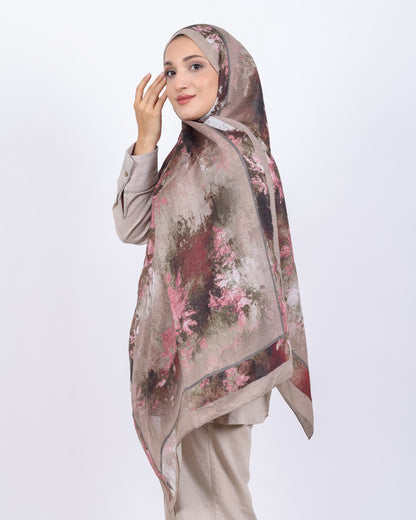 Soft Bambu Kraş Şal D038 Vizon