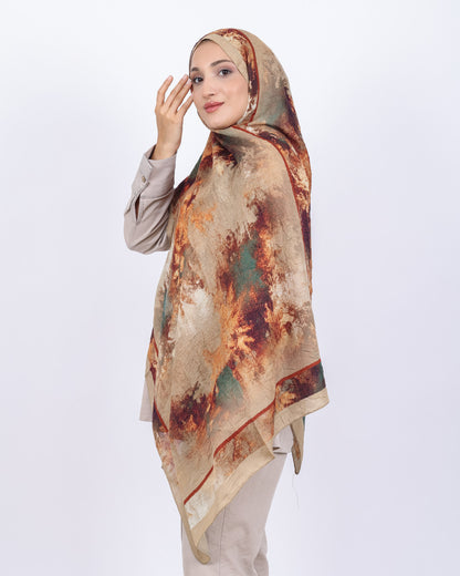Soft Bambu Kraş Şal D038 Gold