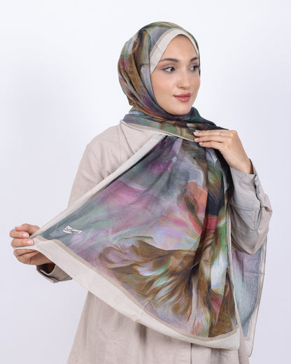 Soft Bambu Kraş Şal D039 Taş Rengi