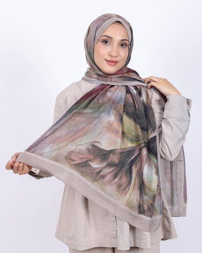 Soft Bambu Kraş Şal D039 Bej