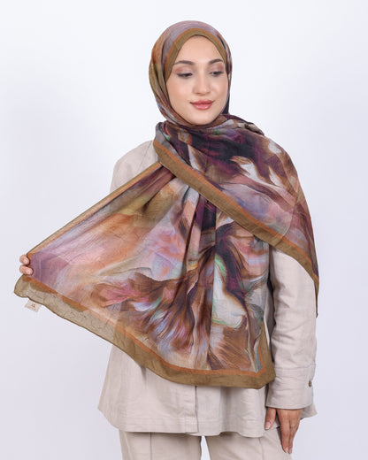 Soft Bambu Kraş Şal D039 Hardal