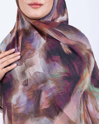 Soft Bambu Kraş Şal D039 Hardal