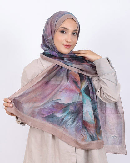 Soft Bambu Kraş Şal D039 Vizon