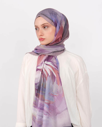 Pamuk Jakar Şal D075 Lila
