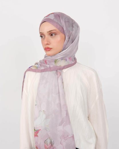 Pamuk Jakar Şal D076 Lila