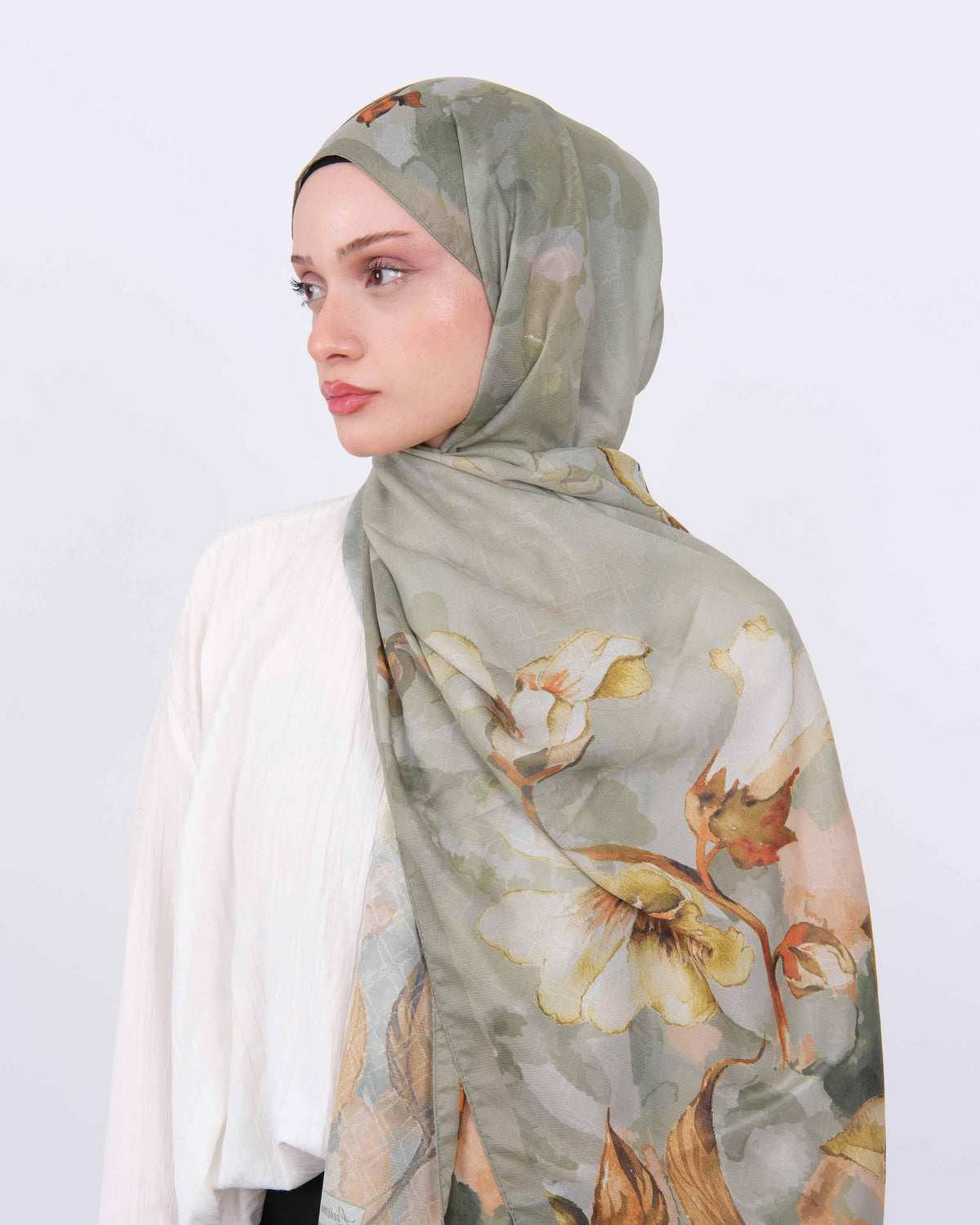 Pamuk Jakar Şal D076 Yeşil