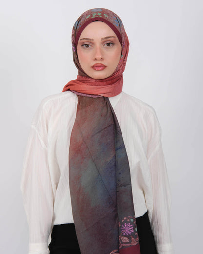 Pamuk Jakar Şal D070 Bordo